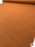 Italian Lightweight Wool Sweater Knit with Lurex Fibers - Ginger / Gold
