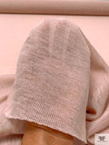 Italian Lightweight Sweater Knit with Lurex Fibers - Dusty Blush