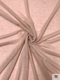 Italian Lightweight Sweater Knit with Lurex Fibers - Dusty Blush