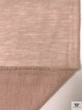 Italian Lightweight Sweater Knit with Lurex Fibers - Dusty Blush