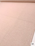 Italian Lightweight Sweater Knit with Lurex Fibers - Dusty Blush
