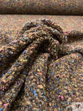 Italian Bouclé-Style Tweed Sweater Knit - Double Latte / Multicolor
