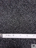 Shiny Eyelash Tweed Sweater Knit - Black