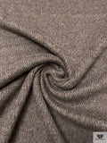 Italian Braid-Look Chunky Wool Blend Sweater Knit - Weimaraner Taupe
