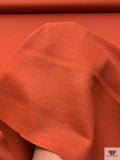 Italian Solid Wool Knit - Rust Orange