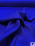 Italian Double Sided Crepe Back Wool with Sheen - Royal Blue