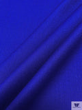 Italian Double Sided Crepe Back Wool with Sheen - Royal Blue