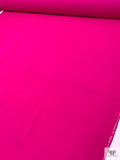 Italian Lightweight Crinkled Wool Crepe - Hot Pink
