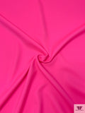 French Barathea Wool Suiting - Highlighter Pink