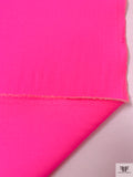 French Barathea Wool Suiting - Highlighter Pink