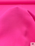 French Barathea Wool Suiting - Highlighter Pink