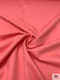 Italian Solid Wool Coating - Coral