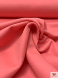 Italian Solid Wool Coating - Coral