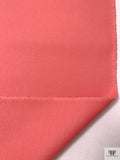 Italian Solid Wool Coating - Coral