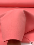 Italian Solid Wool Coating - Coral