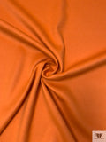 Solid Wool Angora Coating - Pumpkin Orange