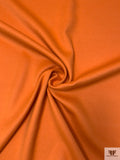Solid Wool Angora Coating - Pumpkin Orange