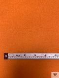 Solid Wool Angora Coating - Pumpkin Orange