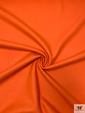 Italian Stretch Double Face Wool Coating - Orange