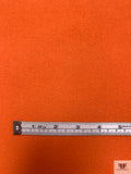 Italian Stretch Double Face Wool Coating - Orange