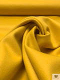 Italian Solid Wool Coating - Mustard Yellow