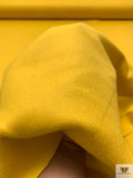 Italian Solid Wool Coating - Mustard Yellow