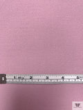 Wool-Blend Lightweight Twill Coating with Stretch - Crepe Pink