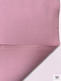 Wool-Blend Lightweight Twill Coating with Stretch - Crepe Pink