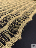 French Novelty Metallic Lace - Vintage Gold