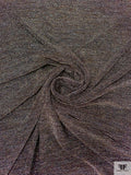 Metallic Stretch Knit - Silver / Copper / Black