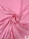 Hazy Jacquard Silk Charmeuse - Pink