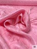 Hazy Jacquard Silk Charmeuse - Pink