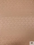 Hazy Jacquard Silk Charmeuse - Light Peach
