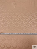 Hazy Jacquard Silk Charmeuse - Light Peach