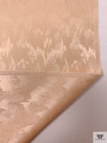 Hazy Jacquard Silk Charmeuse - Light Peach