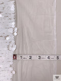Sequined Tulle - White