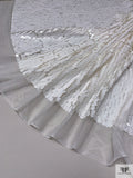 Sequined Tulle - White