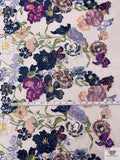 3D Floral Embroidered Tulle - Multicolor