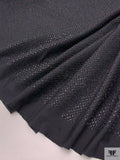 Sequined and Beaded Stretch Knit - Black
