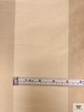 Bold Striped Yarn-Dyed Silk Shantung - Beige / Shaker Beige