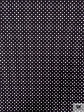 Made in Japan Polka Dot Printed Cotton Poplin - Black / White