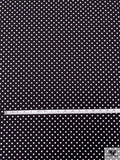 Made in Japan Polka Dot Printed Cotton Poplin - Black / White