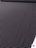 Made in Japan Polka Dot Printed Cotton Poplin - Black / White