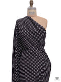 Made in Japan Polka Dot Printed Cotton Poplin - Black / White