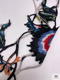 Vine Floral Guipure-Like Applique Trim - Multicolor