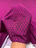 Viper Printed Soft Rayon Jersey Knit - Magenta / Black