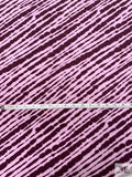 Zebra Inspired Printed Soft Rayon Jersey Knit - Lilac / Plum