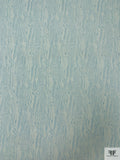 Moiré Inspired Printed Tissue Cotton Jersey Knit - Sky Blue