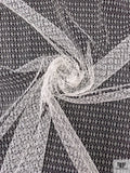French Fine Net Lace - Diamond White