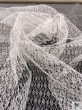 French Fine Net Lace - Diamond White